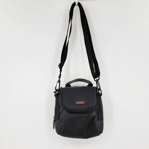 Canon Black Crossbody Small Camera Travel Sightseeing Carrying Case Bag